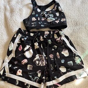 Nike Black and Gray Dri-FIT Sportswear